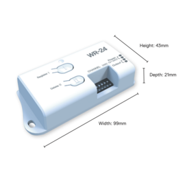 Hotron WT-400 draadloze drukknop / elleboogschakelaar + ontvanger WR-24