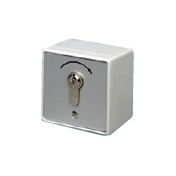 Keyswitch wall mounted without half euro profile cilinder