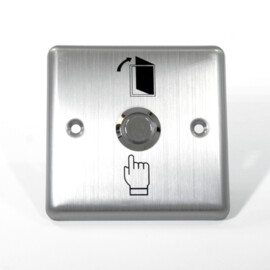 Vandal proof Metal Push button, with LED