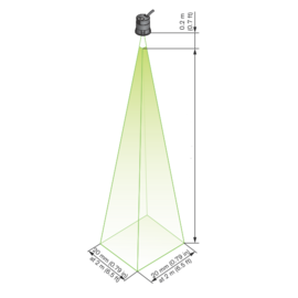 TOF/Spot Compacte spotsensor op basis van 3D camera technologie (Type N) (113 000)